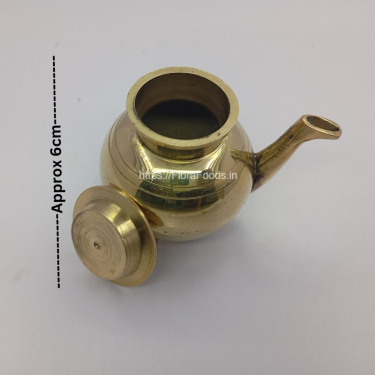 GOKARNA GINDI with LID(SONDI GINDI)-BRASS