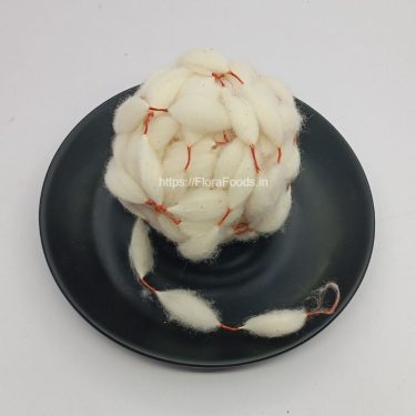Red HANDMADE Gejje Vastra(Cotton Vastra Mala)-1 Ladi