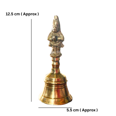 BRASS Hanumaan Kaii GHANTI/HAND GHANTA/Hand Bell