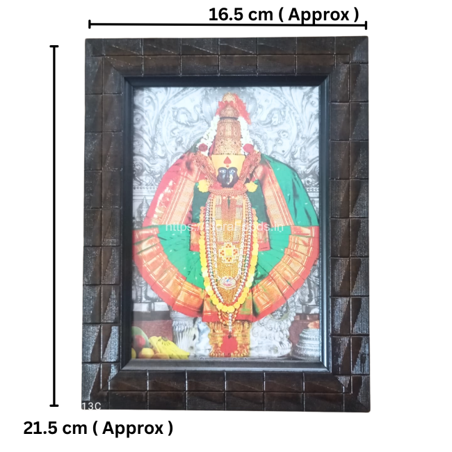Kolhapur Laxmi Devi Photo With Stand 650x650